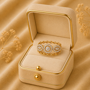 DESIGNER RING A1 LOOK