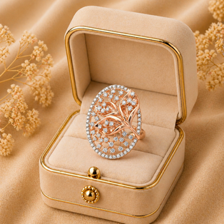 LEAF COLLECTION RING Platinum