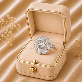 ROSE COLLECTION SMALL & SWEET RING Silver