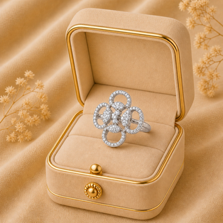 DESIGNER RING Silver