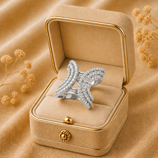 DESIGNER RING Silver